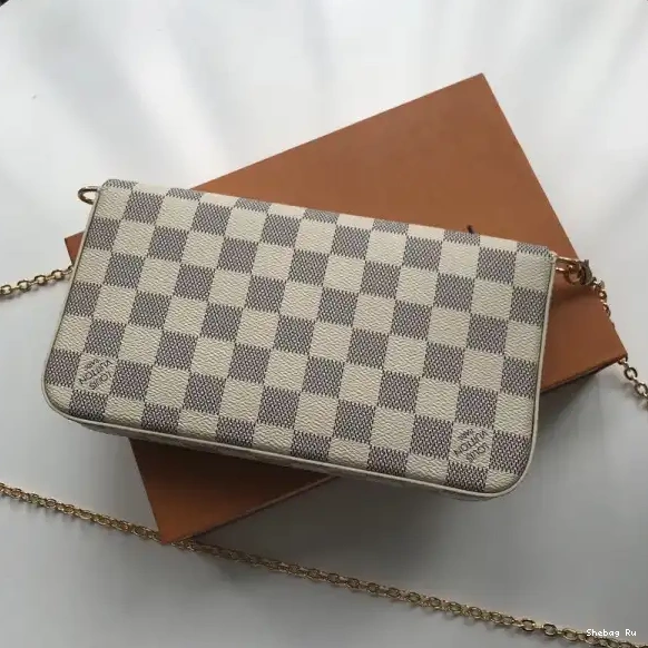 Felicie Louis Vuitton Pochette Damier N63106 Bag 0621